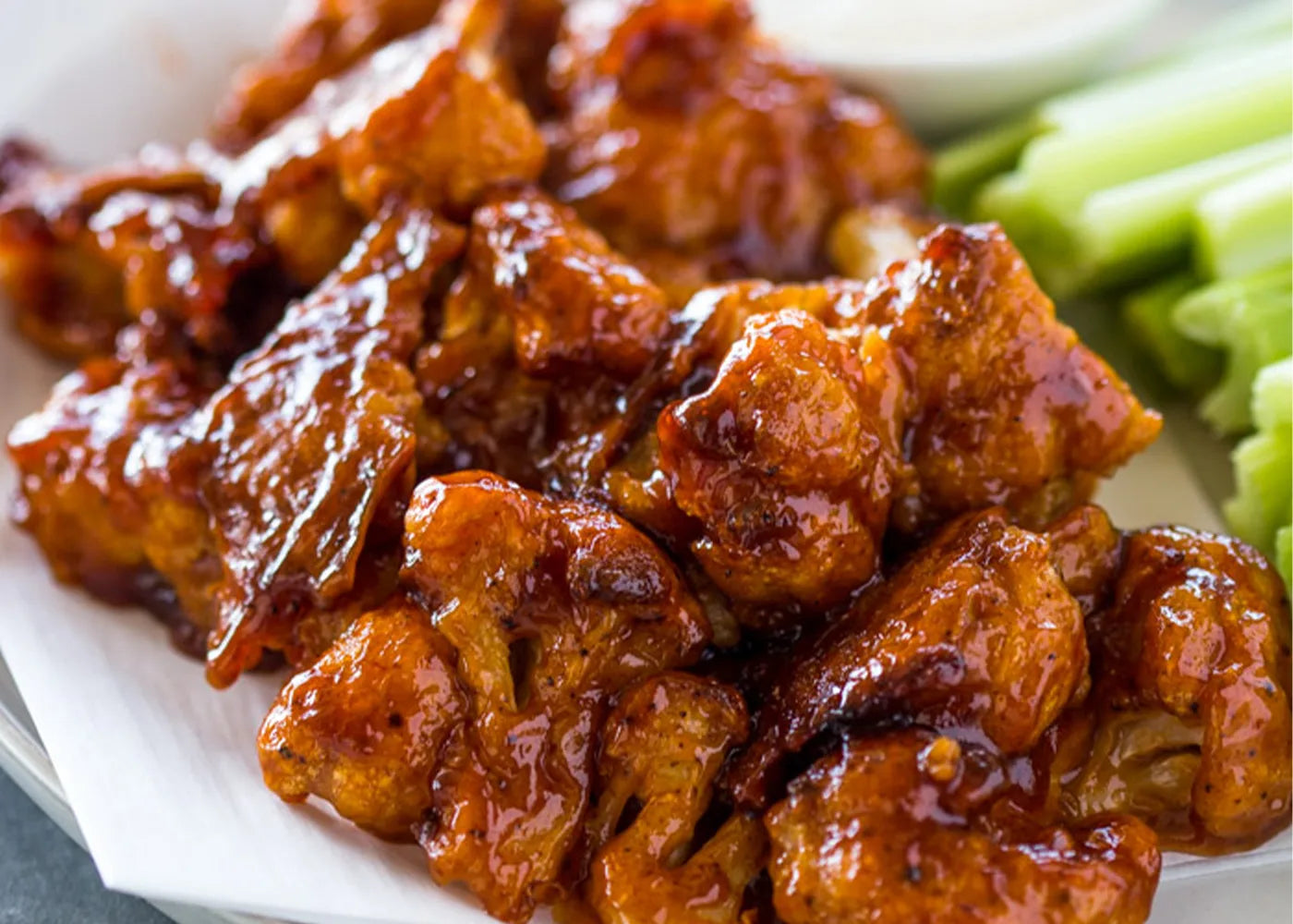 Bouchées de chou-fleur au barbecue et au tamarin