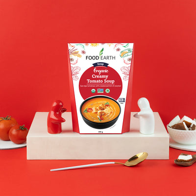 Soupe crémeuse aux tomates bio